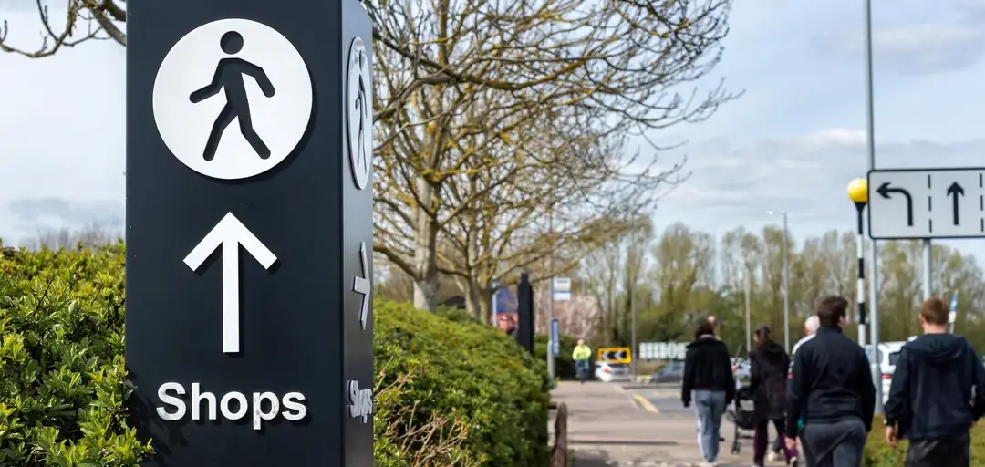 custom outdoor parking sign